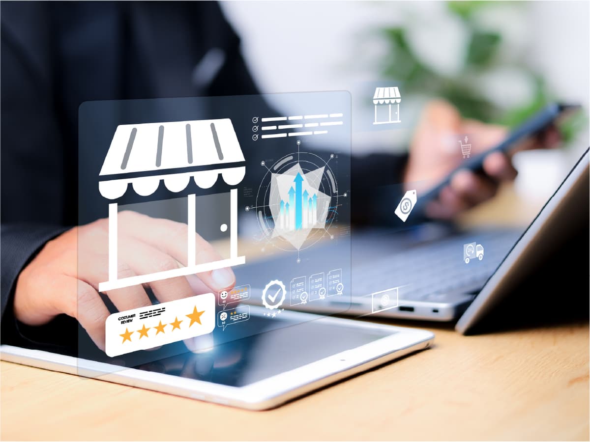 Drag and drop store builder